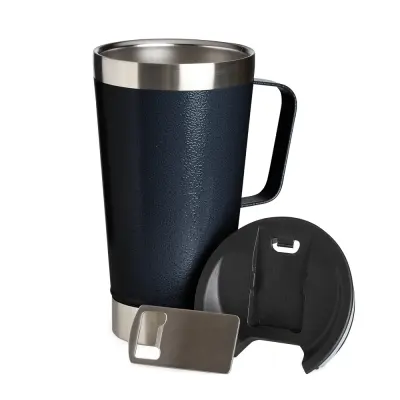 Caneca Térmica Inox com Abridor 500ml personalizado
