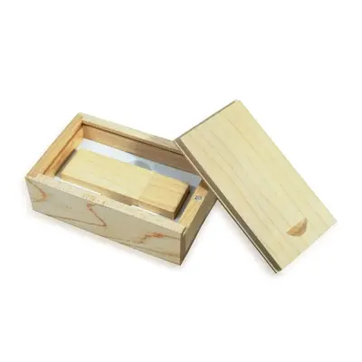 Conjunto Estojo e Pen Drive Bambu 4GB/8GB/16GB/32GB personalizado
