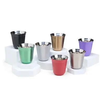 Copo Inox Parede Dupla 150ml personalizado