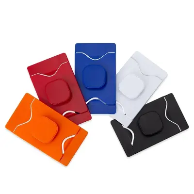 Adesivo Porta Cartão com Suporte para Celular personalizado