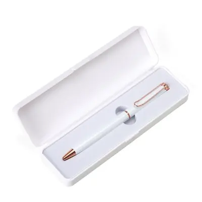 Caneta de Metal com Estojo plástico personalizado