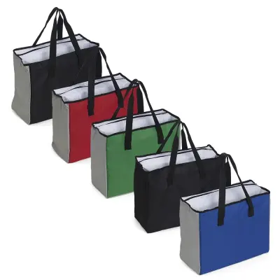 Sacola Poliéster 25L com Bolso Térmico personalizado