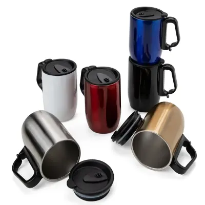Caneca Inox Parede Dupla 350ml personalizado