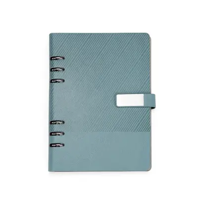 Caderno Fichário Couro Sintético personalizado