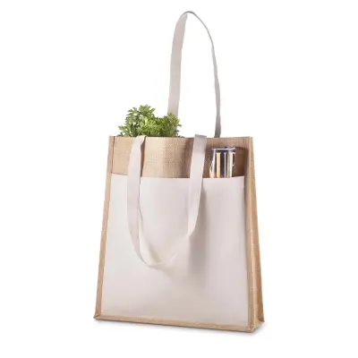 Sacola em Juta 360g/m² (41x35x10cm) personalizado