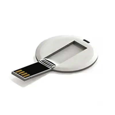Pen Drive Cartão Redondo 8gb PC08 personalizado