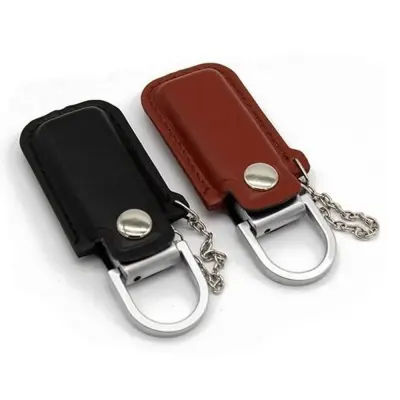 Pen Drive Couro Estojo - PCO personalizado