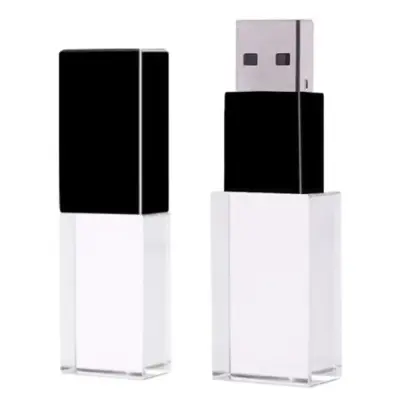 Pen Drive Vidro Preto - PLP personalizado