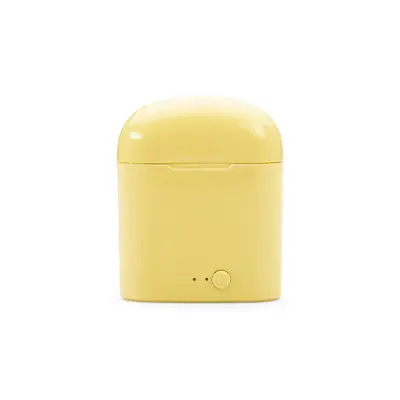 Fone de Ouvido Bluetooth com Case Carregador personalizado