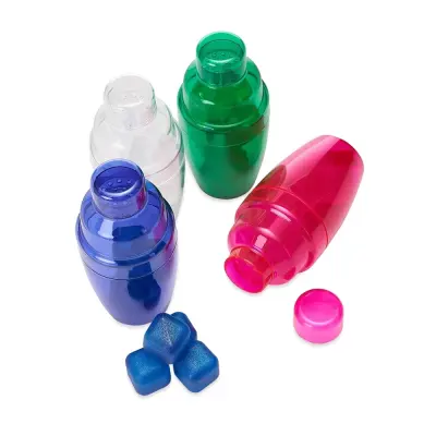 Coqueteleira Plástica com Gelo Ecológico personalizado