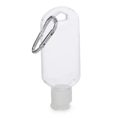 Frasco Plástico 55ml com Mosquetão personalizado