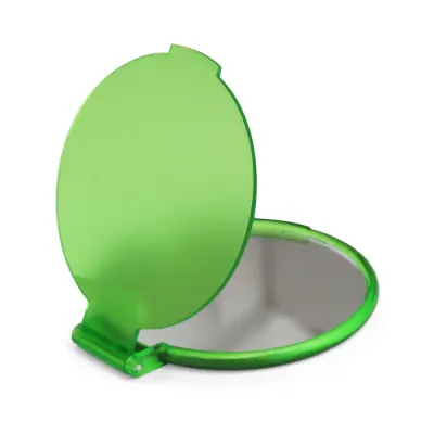 Espelho de Maquiagem em Plástico - Verde personalizado
