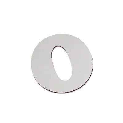 Letra de MDF Texturizado Brilho 3mm x 10cm de Altura - O personalizado