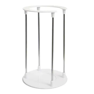 Torre Grande para Canecas com Haste de Metal e Base em Plástico Branco personalizado