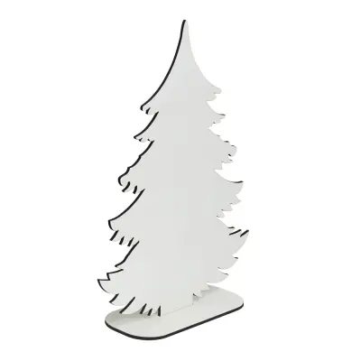 Árvore de Natal em MDF Texturizado 20x28cm personalizado