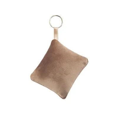 Almochaveiro Aveludado Marrom 8x8cm - 5 Unidades personalizado