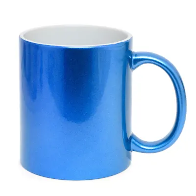 Caneca Metalizada Importada Azul - 325ml personalizado