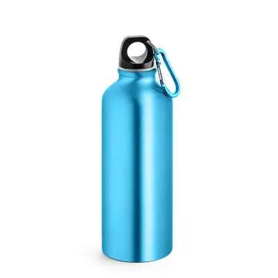 Squeeze de Alumínio Azul Claro com Mosquetão - 500ml personalizado