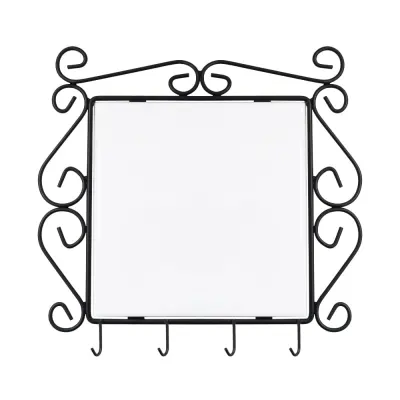 Moldura Aramada de Metal Porta Chaves e Azulejo de 15cm personalizado
