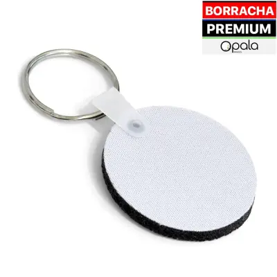 Chaveiro de Borracha Premium Redondo 1 Unidade - Opala Brindes personalizado
