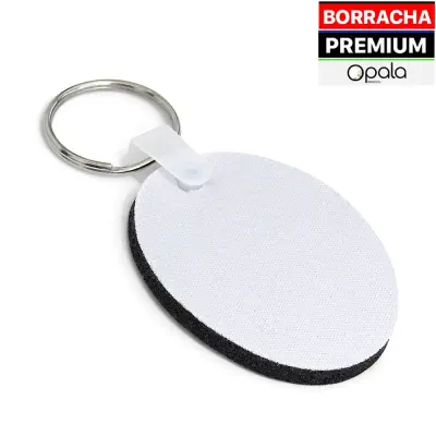 Chaveiro de Borracha Premium Oval 1 Unidade - Opala Brindes personalizado