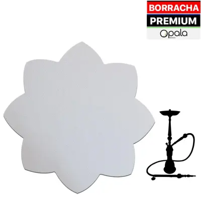 Tapete de Narguile de Borracha Premium Mandala 28cm - Opala Brindes personalizado