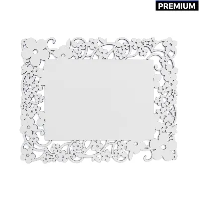 Porta-retrato MDF Premium Flores - 17,5x21,5cm personalizado