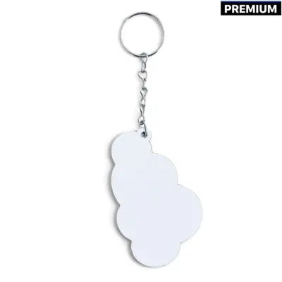 Chaveiro de MDF Premium Dupla Face - Nuvenzinha personalizado