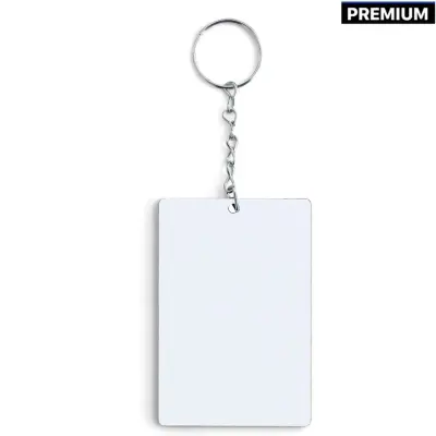 Chaveiro de MDF Premium Dupla Face - Retangular Pequeno personalizado