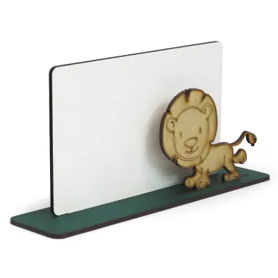 Porta Retrato Leãozinho de MDF Texturizado personalizado