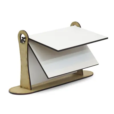 Porta-retrato MDF Texturizado com 4 Plaquinhas Giratórias - 9,5x14cm personalizado