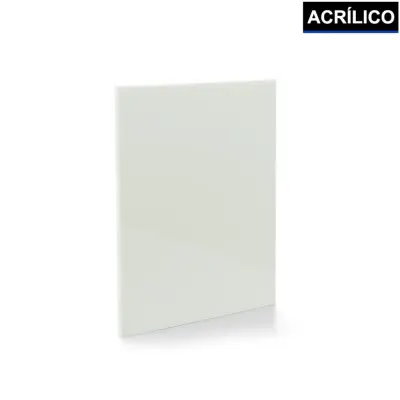 Placa de Acrílico Branco 10x15cm personalizado