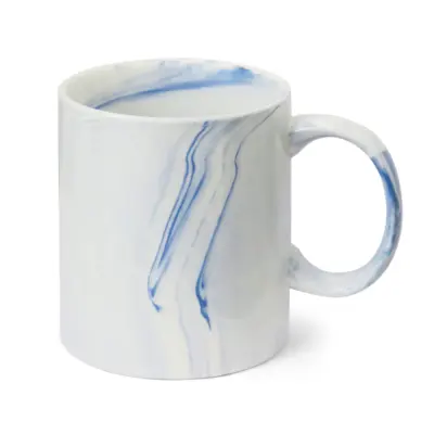 Caneca Marmorizada na Cor Azul - 325ml personalizado