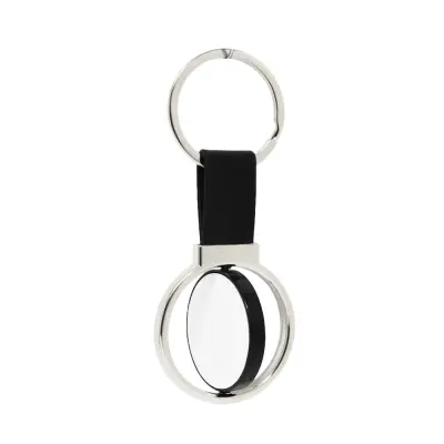 Chaveiro Cromado Courino Dupla Face personalizado