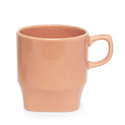 Caneca de Cerâmica Perla Rosa - 250ml personalizado