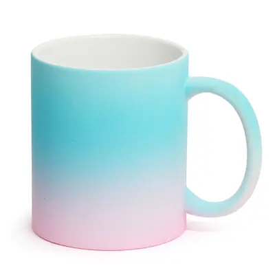 Caneca Candy Fosca Bicolor Azul/Rosa - 325ml personalizado
