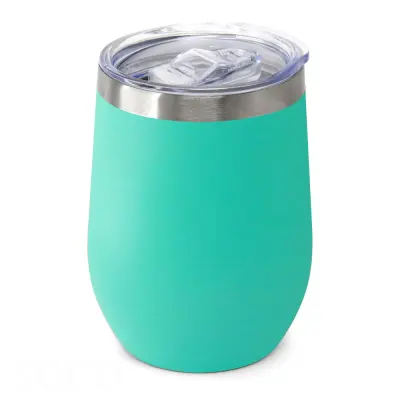 Copo Térmico Aço Inox com Tampa Acrílica Tiffany Fosco - 350ml personalizado