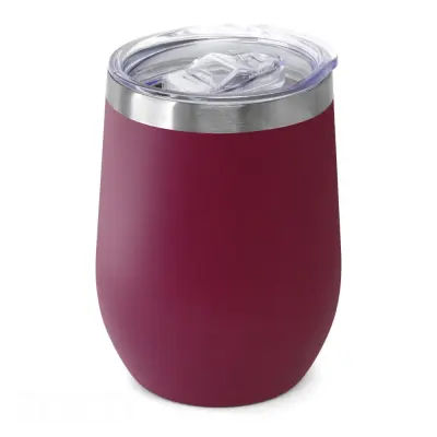 Copo Térmico Aço Inox com Tampa Acrílica Pink Fosco - 350ml personalizado