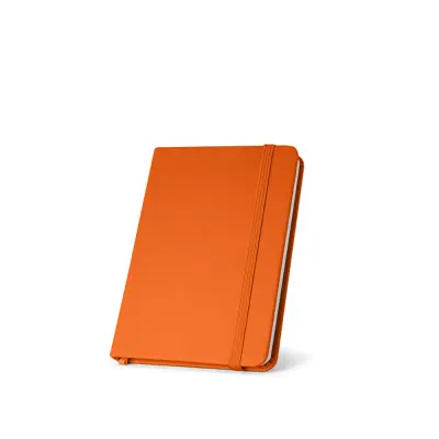 Caderno de Bolso 80 folhas lisas Capa dura Laranja - 9x14cm personalizado