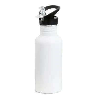 Squeeze de Inox Branco Big Mouth com Tampa Bico Retrátil - 700ml personalizado
