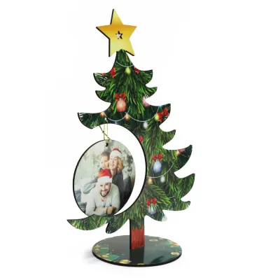 Árvore de Natal com Pingente Bola MDF Premium personalizado