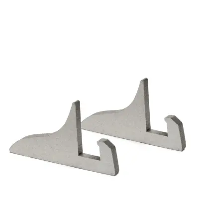 Suporte de MDF Pintado Prata - 01 Par personalizado