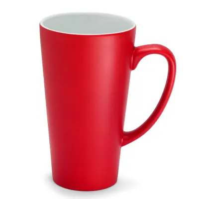 Caneca Cônica Mágica Fosca Vermelha - 500ml (Muda de Cor) personalizado