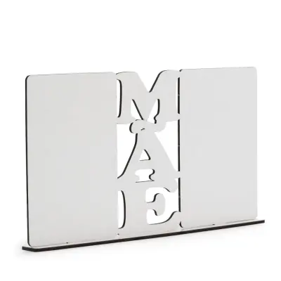 Porta Retrato de MDF Resinado Duplo - Mãe personalizado