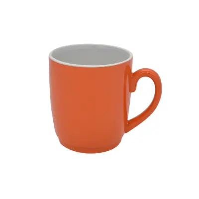 Caneca Semi Cônica Laranja para uso de Tampa e Base de Silicone Coloridos - 300ml personalizado