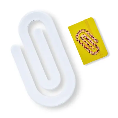 Clip Marca Página Acrílico Cristal de 2mm - 5x10cm personalizado