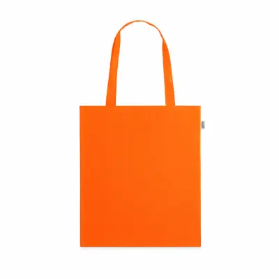 Sacola Tipo Nylon na Cor Laranja - Tamanho 38x42cm personalizado