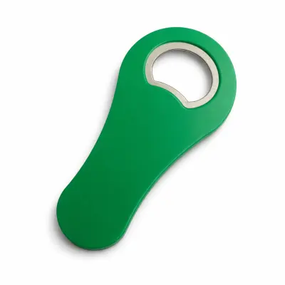 Abridor de Garrafas para DFT-UV em ABS com Imã Verde - 5x10,5cm personalizado