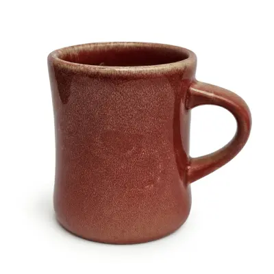 Caneca de Cerâmica Rústica Elemental Vermelha - 360ml personalizado
