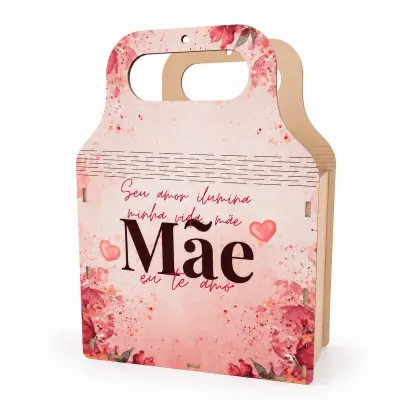 Sacola em MDF Resinado - 18x24,5cm personalizado